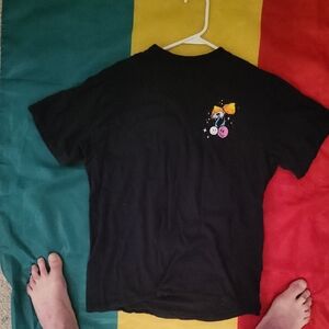 Miken Black Kids Tee with Colorful Graphic